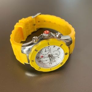 EUC Michele Tahitian jelly watch, yellow